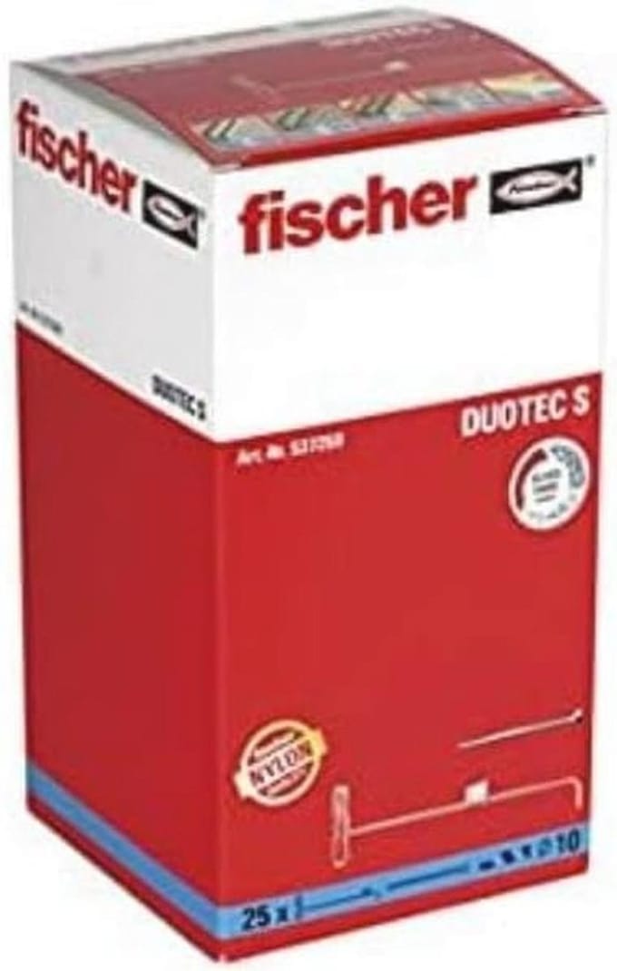 DuoTec Schuiven en Schroeven - 25 Stuks voor Plafonds en Wanden