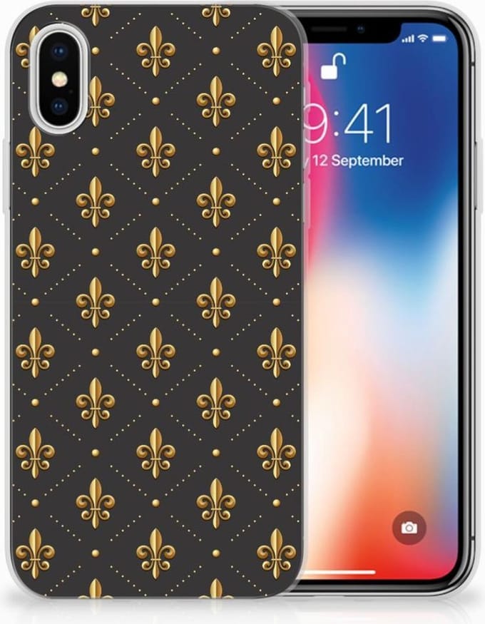 Apple iPhone X | Xs TPU bumper Franse Lelie