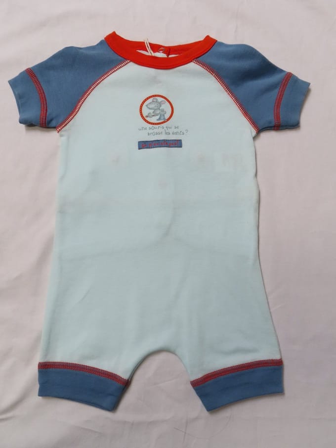 Petit Bateau - Combi kort - Jongens - ça n'existe pas! - 6 maand 67