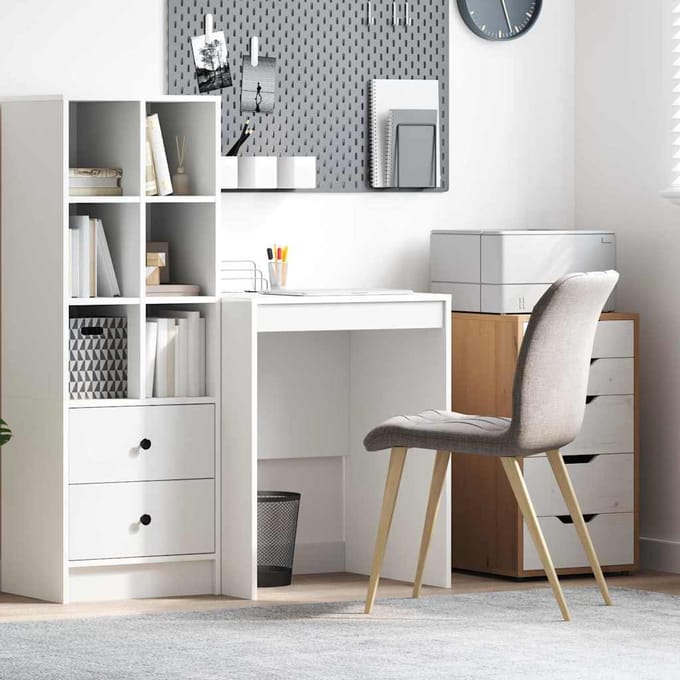 vidaXL - Bureau - Wit - 60 - x - 50 - x - 76 - cm