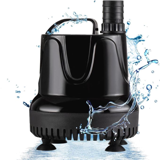 RWB® Dompelpomp Zwembad - Dompelpomp - Dompelwaterpomp - Zwart - ‎15x12x15cm
