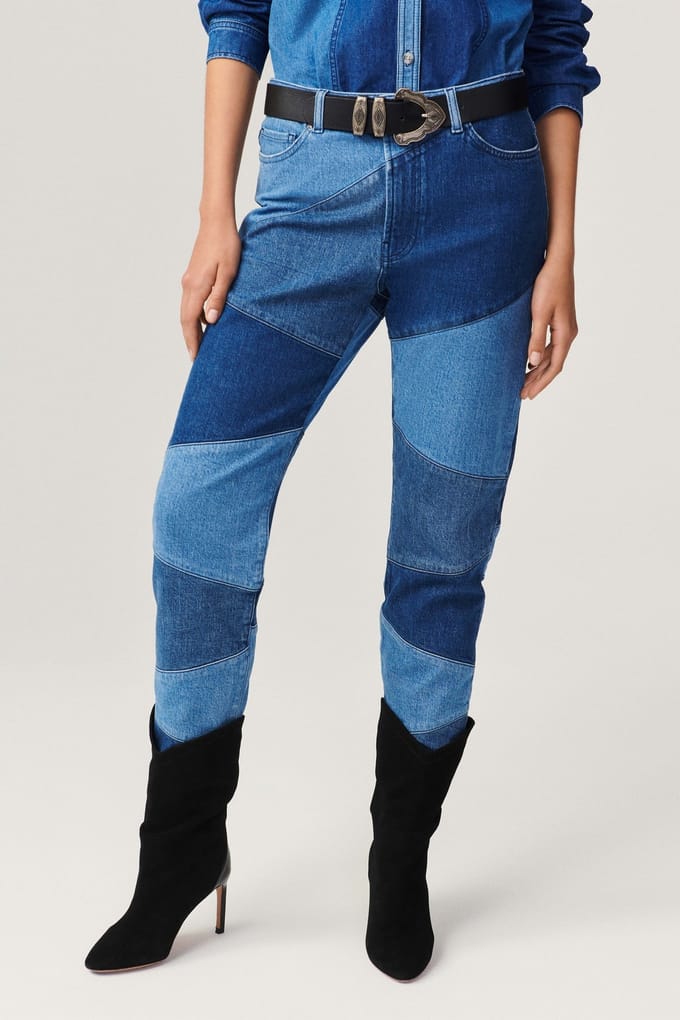 BA&SH Jean Diva Bluejeans Taglia: M | Jeans Outlet | Donna | Blu