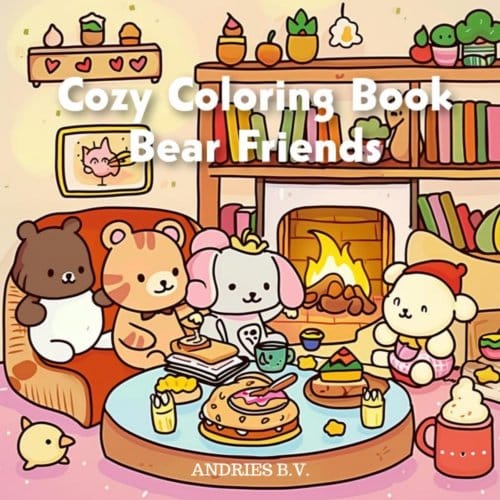 Cozy Coloring Book - Bear Friends - Andries B.V.