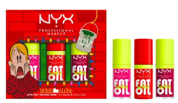 NYX Professional Make Up Home Alone Fat Oil Lip Drip Trio - Hydraterende Lipgloss- Set van 3