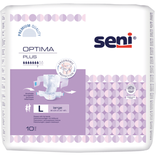 Seni Optima Plus Large - 6 pakken van 10 stuks