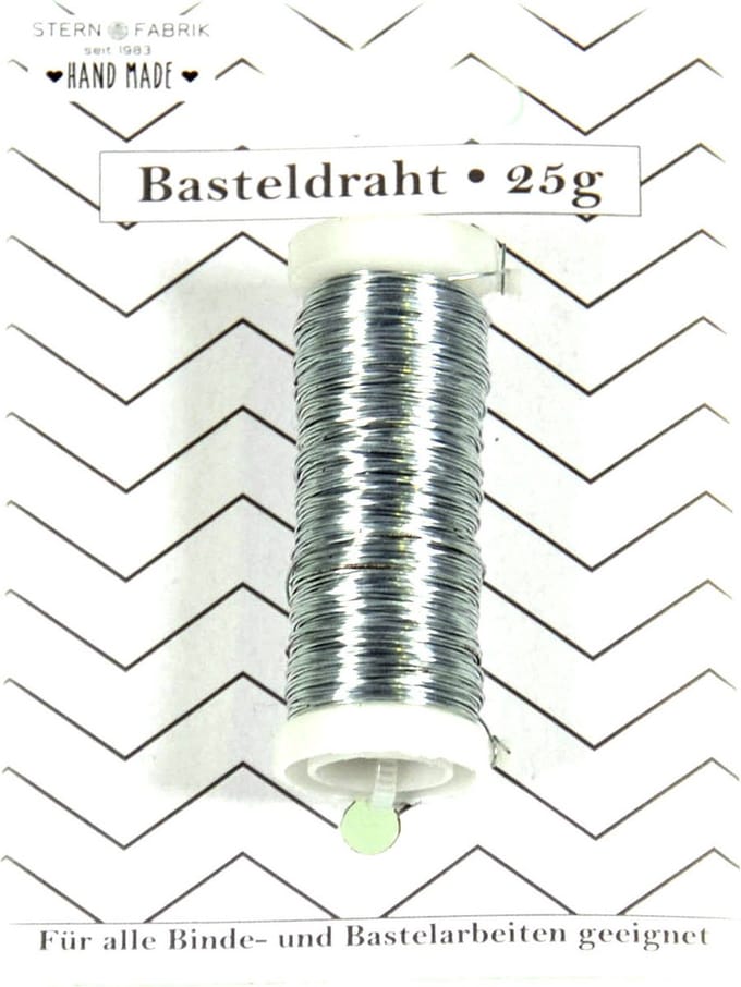 Stern Fabrik Binddraad/wikkeldraad - op rol - goud - 50 m x 0,35 mm - hobbydraad/bloemendraad