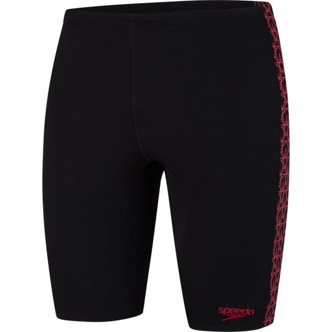 Speedo - Maat 4/S  - END BOOMSTAR SPLICE JAMMER BLACK/RED