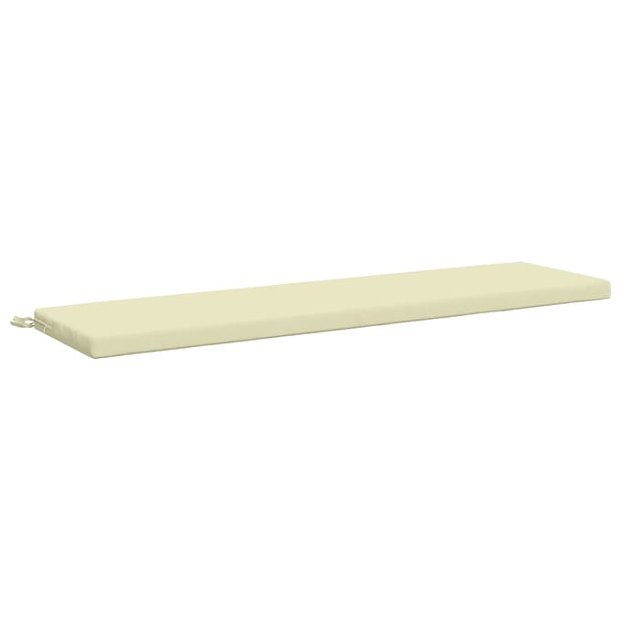 vidaXL - Bankkussen - SOEST - 100% - Polyester - Crèmekleurig - 150 - x - 40 - x - 5 - cm
