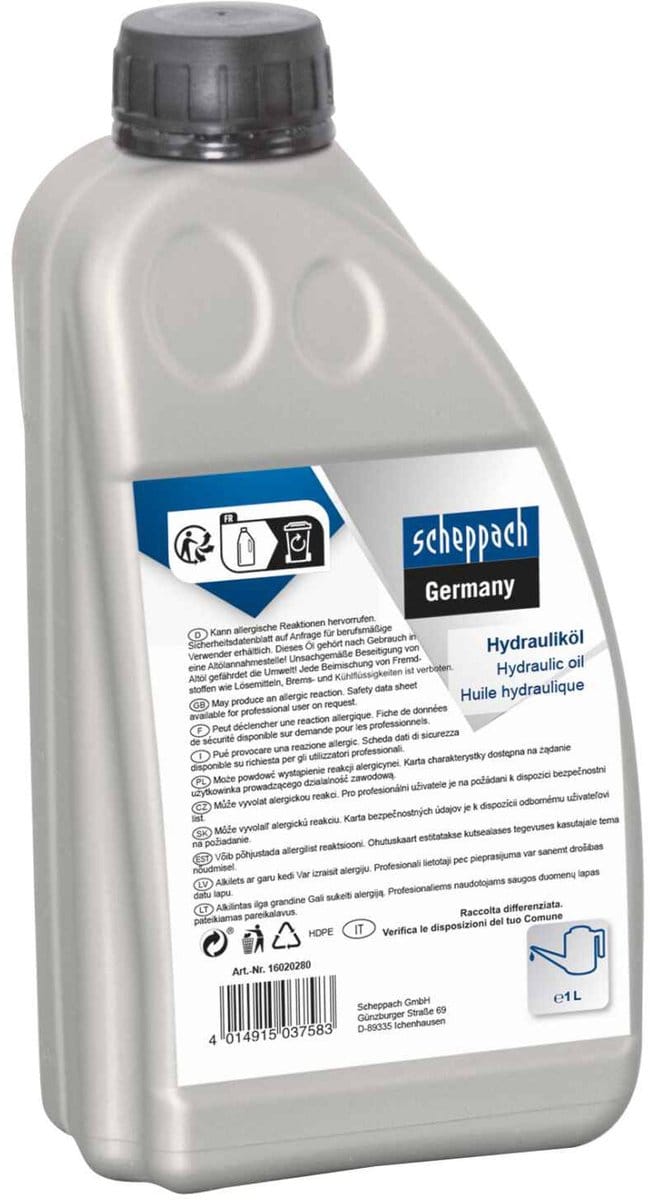 Scheppach Hydraulische Olie 1 liter - 16020280
