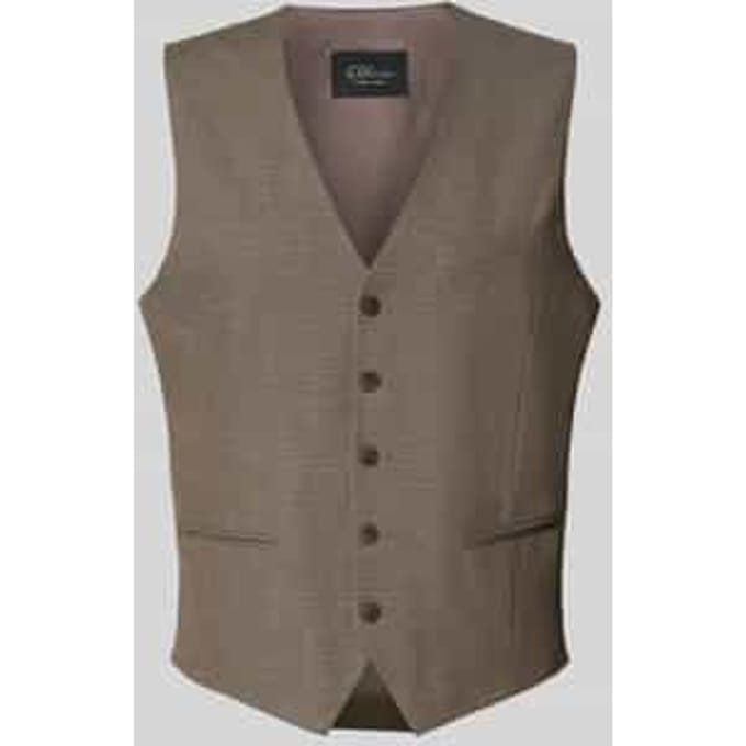 Slim fit bodywarmer met wol Model 'ULTIMATE'