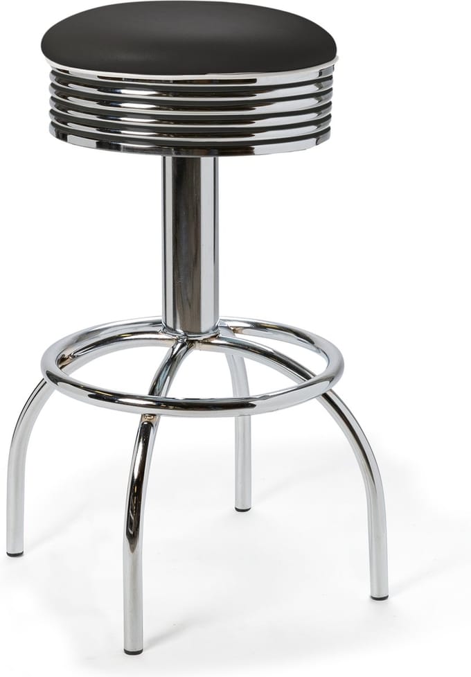 Bel Air Retro Barkruk BS-30 Zwart
