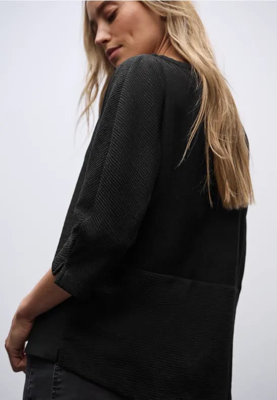 Shirt met structuur