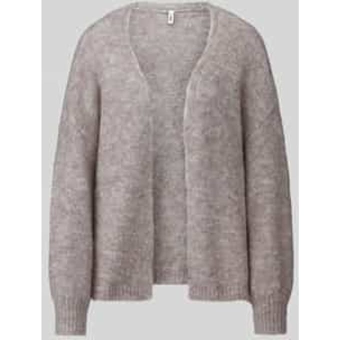 Regular fit gebreid jack met wol model 'NELLIE'