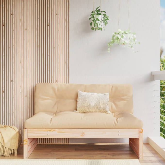 vidaXL - Tuinmiddenbank - 120x80 - cm - massief - grenenhout
