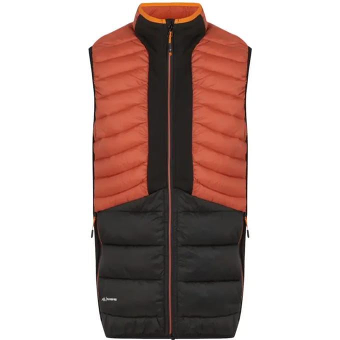 Regatta Leedre Hybrid Vest Oranje,Zwart S Man
