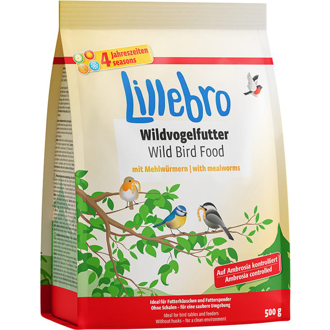 Wild Vogelvoer met Meelwormen - 500 g