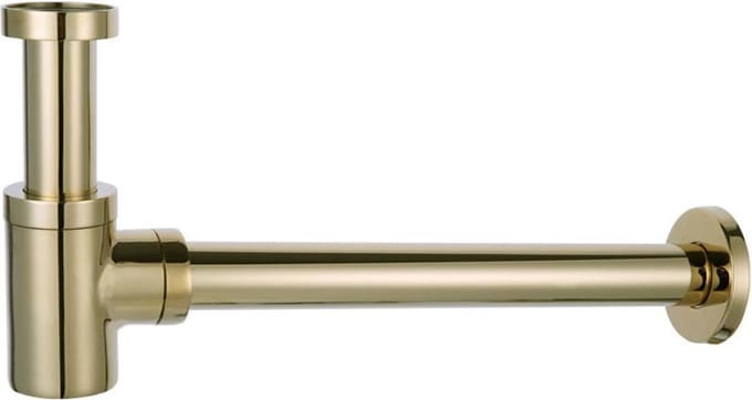Diamond Line Diamond - Sifon Wastafel - Messing - Goud