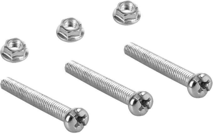 ProPlus Schroevenset voor stekkerdoos - M8 x 34 mm - 6-delig