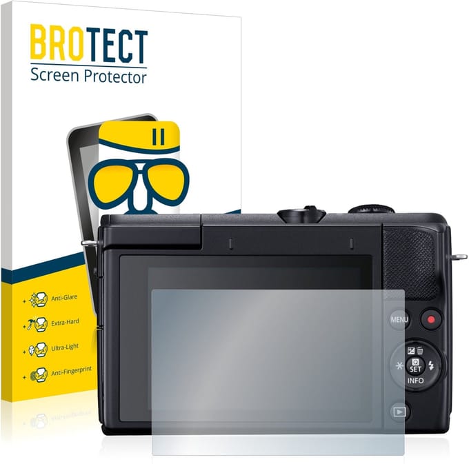 BROTECT - Screenprotector voor Canon EOS M200 - Folie Beschermfolie Beschermglas matte