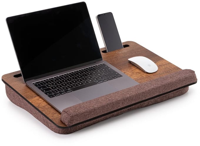 Houten Laptop Trays LS02X (Walnoot & Bruin)