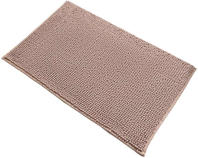 Badmat - 40 x 60 cm Badmat Antislip - Absorberende Badmat - Douchemat - Machinewasbaar - Kameel
