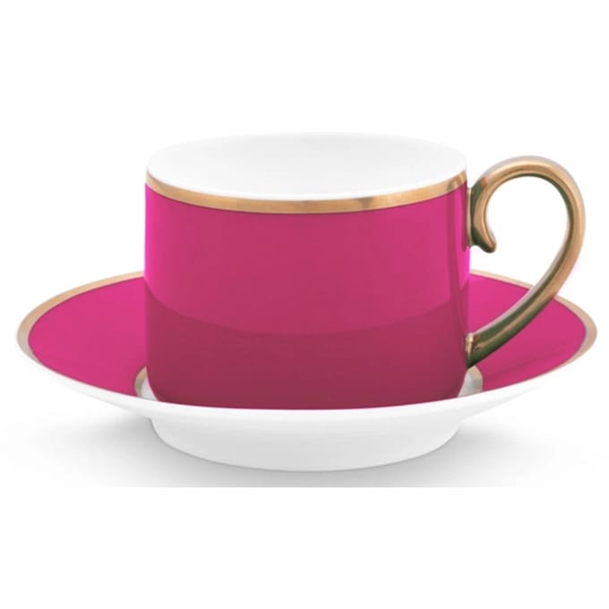 Espressokop Pip Studio Chique Gold-Pink 120 ml
