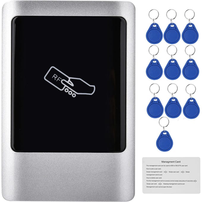 RFID-lezer Buiten Wiegand Waterdicht Deurtoegangsbeheer Smartcard (IC) wit