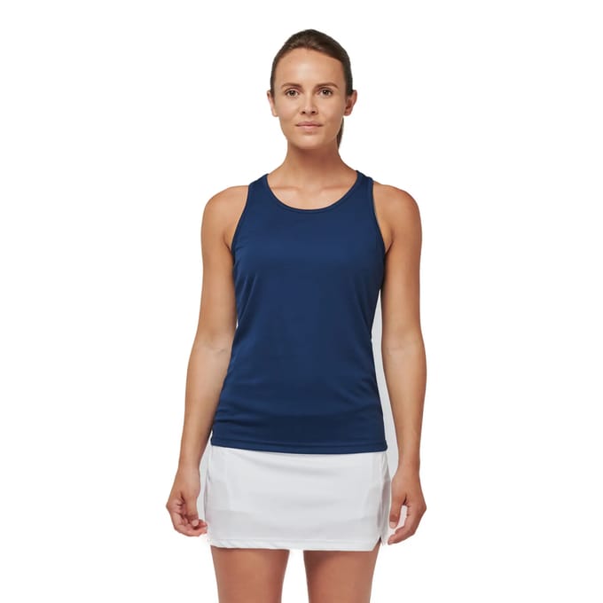Damessporttop overhemd 'Proact' Navy - S