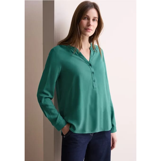 Blouse in effen kleur