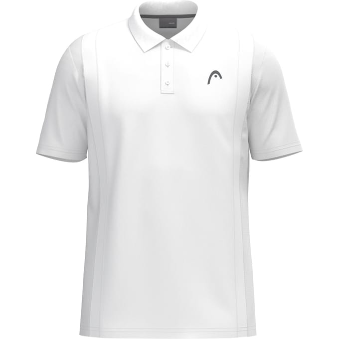 HEAD Club 25 Tech Polo Heren-Wit