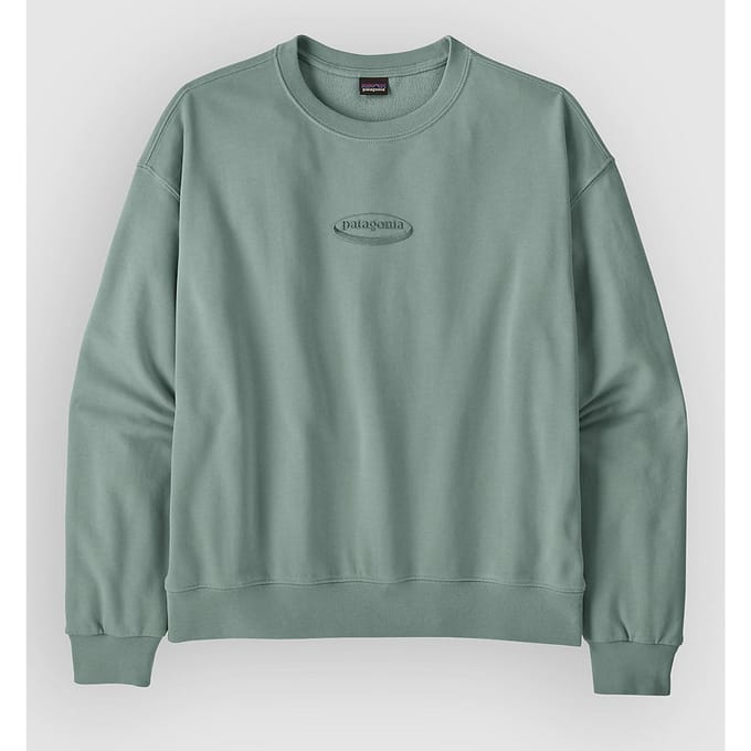 Patagonia 95 Oval Logo Daily Crew Sweater groen