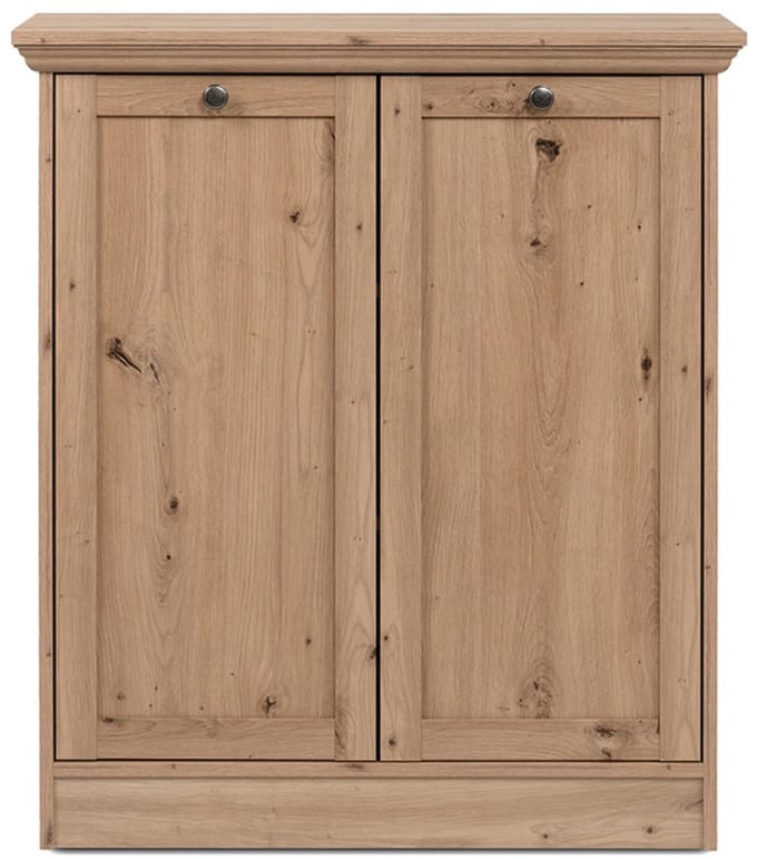 Commode Timothee - 80x35x90cm - 2 deuren - artisan eikdecor