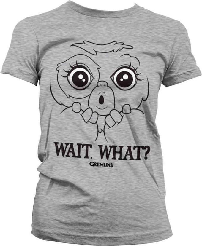 Gremlins Dames Tshirt -S- Wait. What? Grijs