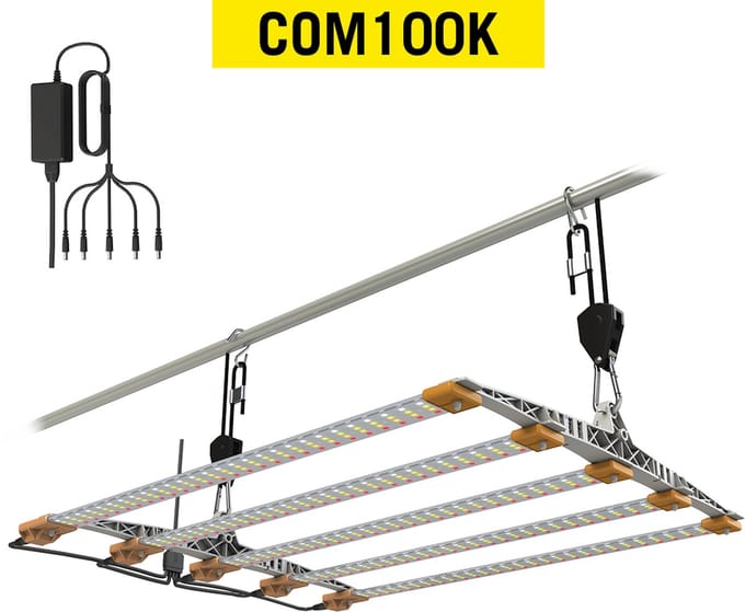 Cosmorrow Kit Full Spectrum 100w LED kweeklamp