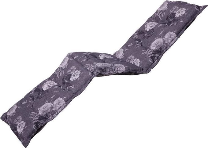 Madison Ligbed kussen 55 x 190 cm Denim flower grey