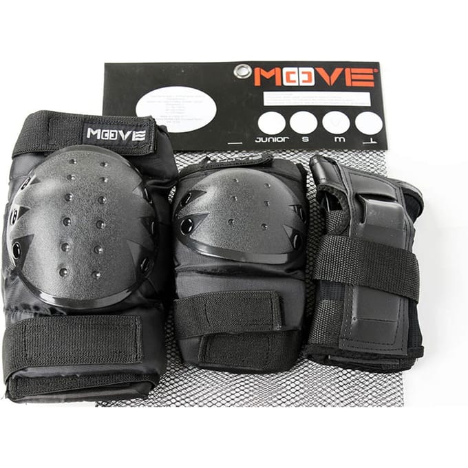 Beschermset - Move 3-Pack SR basic - driedelige set met pols elleboog en kniebeschermers