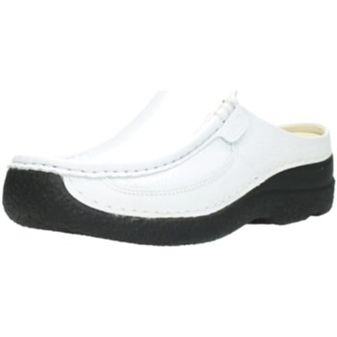 Wolky Roll Slide Dichte Teen - Wit - Maat 38