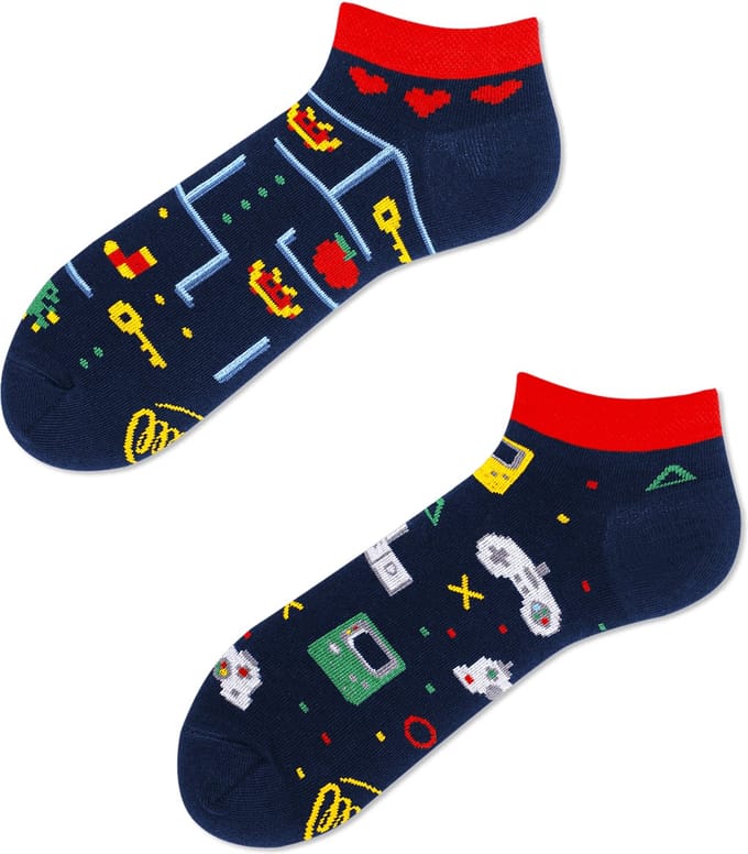 Many Mornings unisex enkelsokken - Game Over Low - Unisex - Maat: 43 - 46