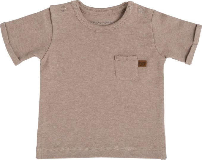 Baby's Only T-shirt Melange - Clay - 56 - 100% ecologisch katoen - GOTS