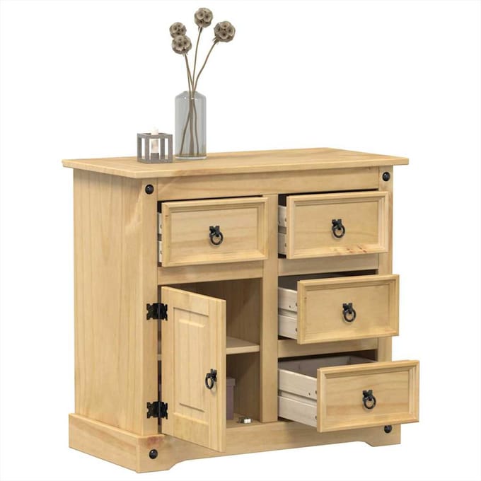 vidaXL - Dressoir - Corona - 87x40x76 - cm - massief - grenenhout