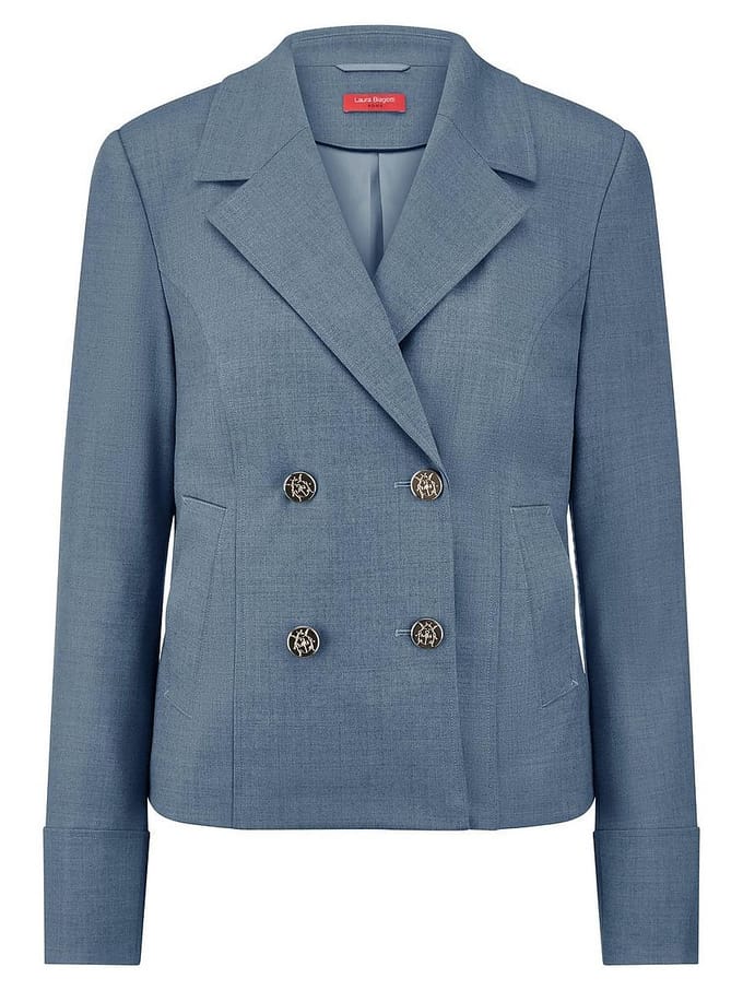 Korte blazer Van Laura Biagiotti Roma blauw