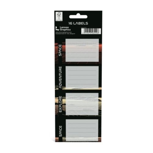 Nasa - school labels, set van 16