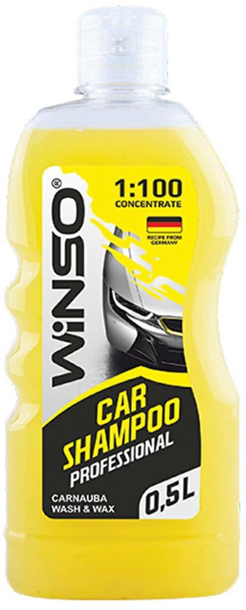 professionele auto shampoo met wax 500ml - autoshampoo - wash en wax - poetsmiddel