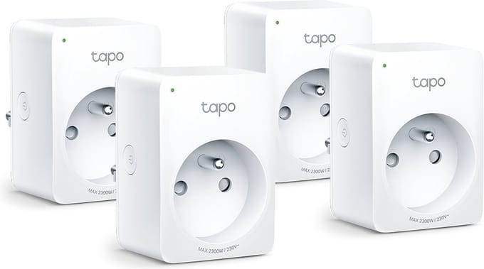TP-Link Tapo P110 - Slimme Stekker - Smart Plug- 4 stuks - Energiebewaking- BE/FR