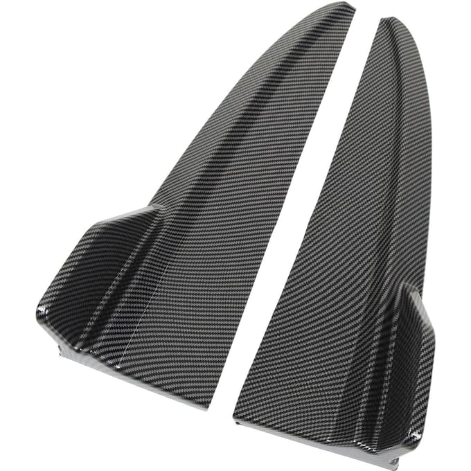 1 Paar Achterbumper Lip Diffuser Staart Zijsplitter Vervanging voor C?Klasse W205 C43 AMG?Lijn gray