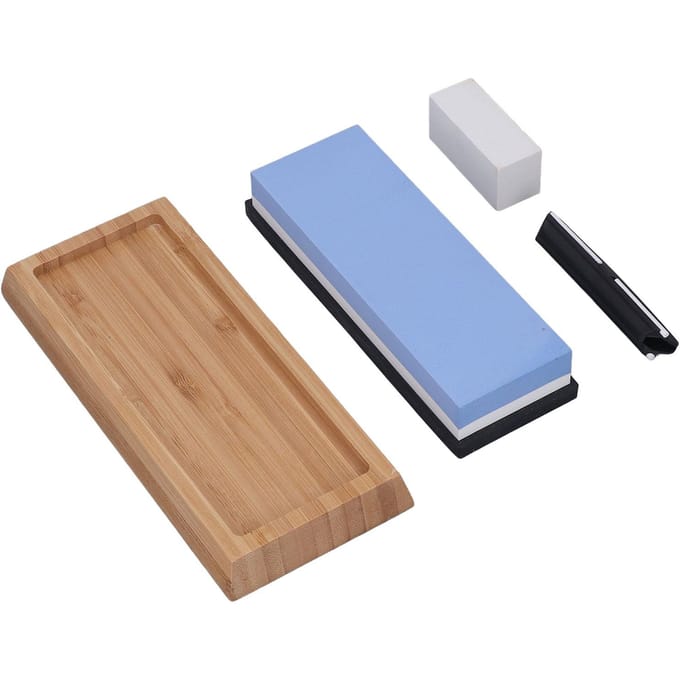 Slijpsteen 1000 6000 Korrel Messenslijper Slijpsteen Polijstgereedschap Set gray