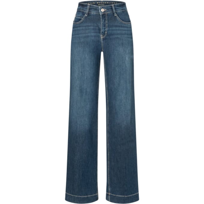 MAC Wide blue denim