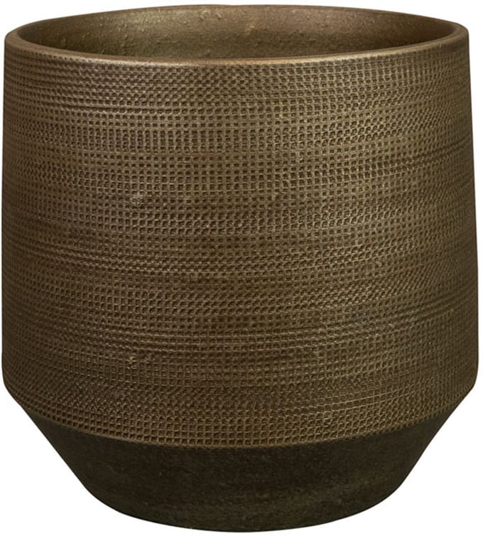 Ter Steege Bloempot "Norell" Bruin D 21 cm H 20 cm Opening 20 cm