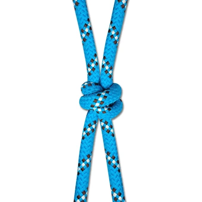 Knoophalster azure blauw / bruin maat full