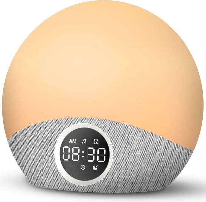 Swiftvein Solara Wake up Light - Lichtwekker - Digitale wekker met 30 geluiden